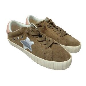 Vintage Havana Women's Beyond 2 Lace Up Sneakers Brown/Pink/Silver Size 8